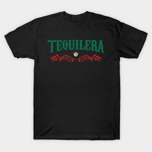 Tequilera - Mezcal - red and green T-Shirt